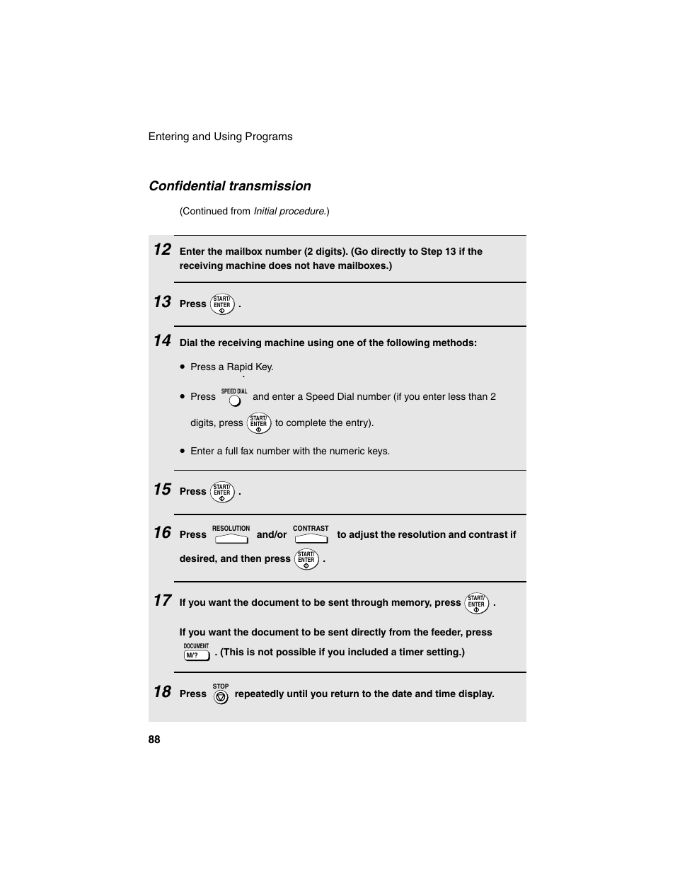 Confidential transmission | Sharp FO-4450 User Manual | Page 90 / 144