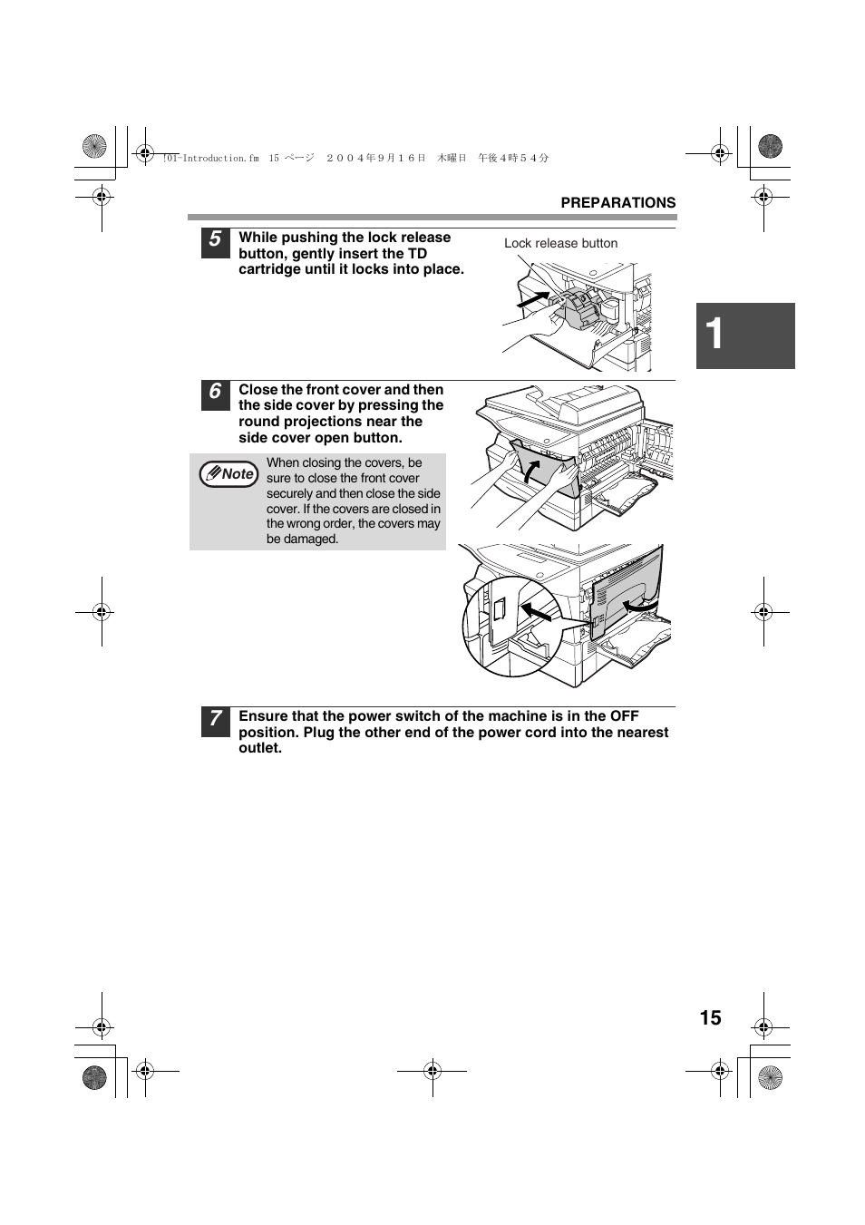 Sharp AL-1655CS User Manual | Page 17 / 124