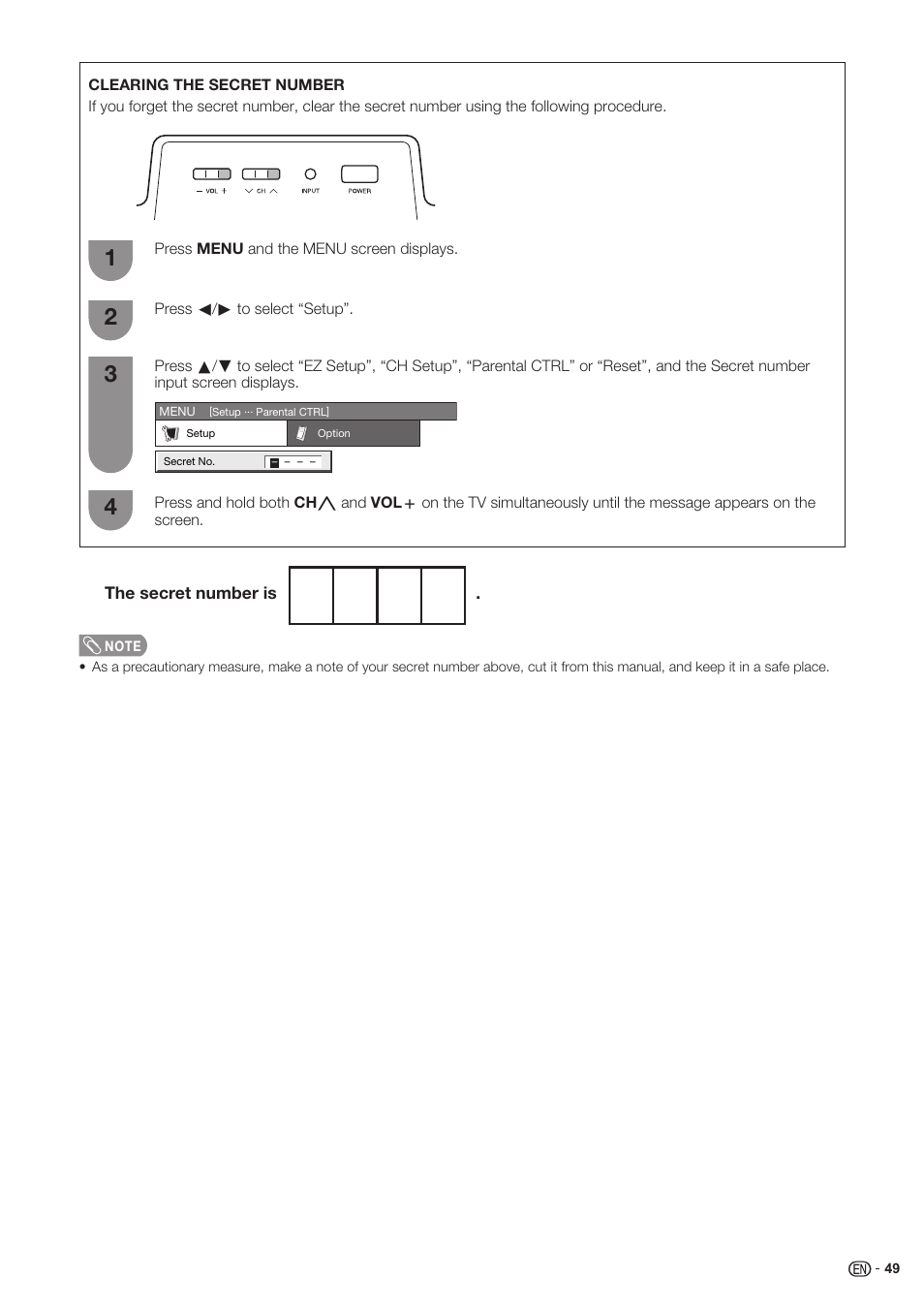 Sharp Aquos LC 37SH20U User Manual | Page 50 / 53