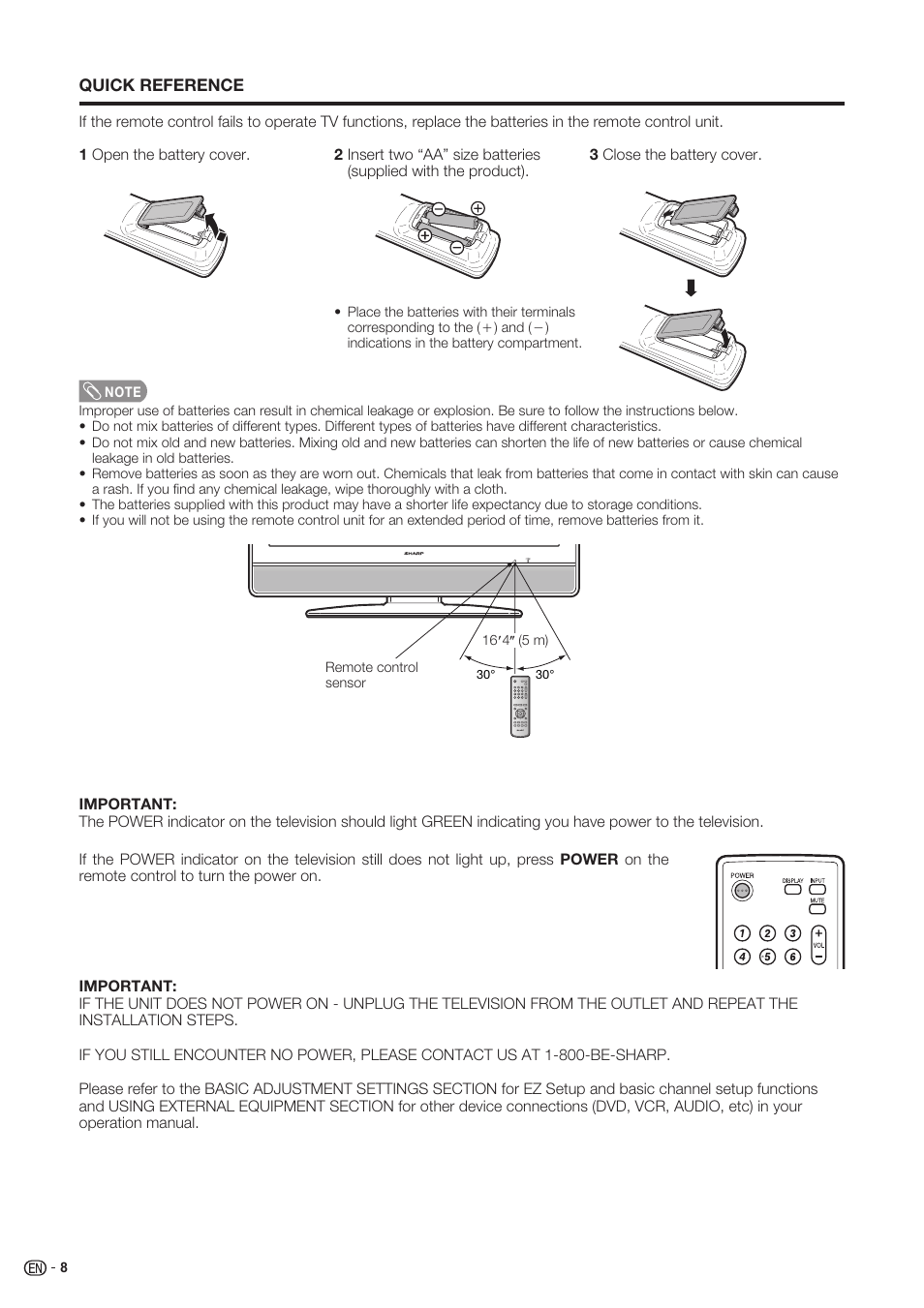 Sharp Aquos LC 37SH20U User Manual | Page 9 / 53