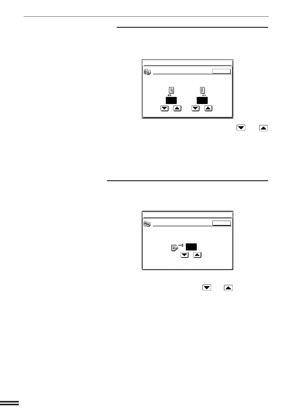 Initial margin shift setting, Erase width adjustment, Key operator programs | Sharp AR-C250 User Manual | Page 22 / 36