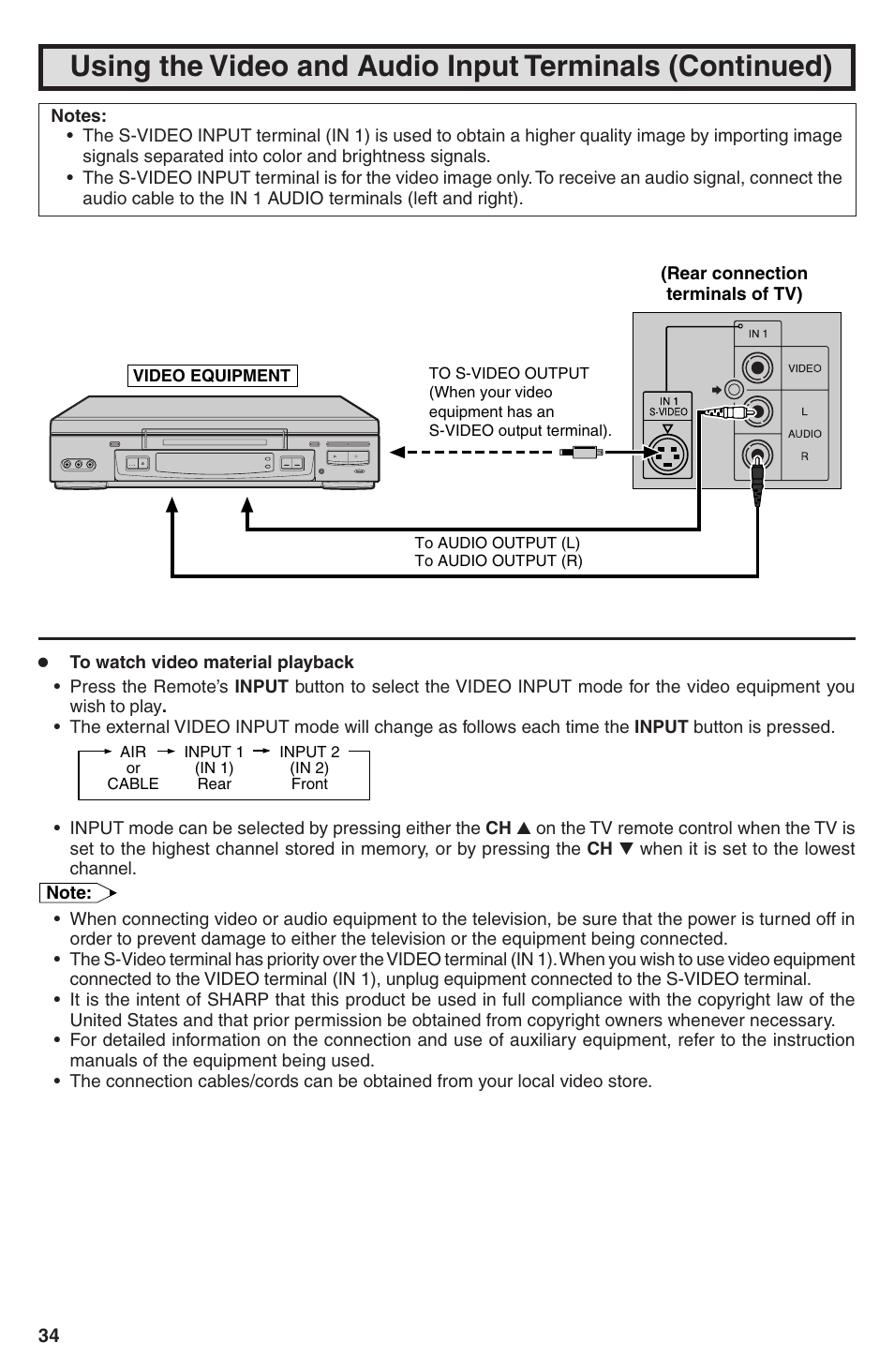 Sharp 32U-S60B User Manual | Page 34 / 48