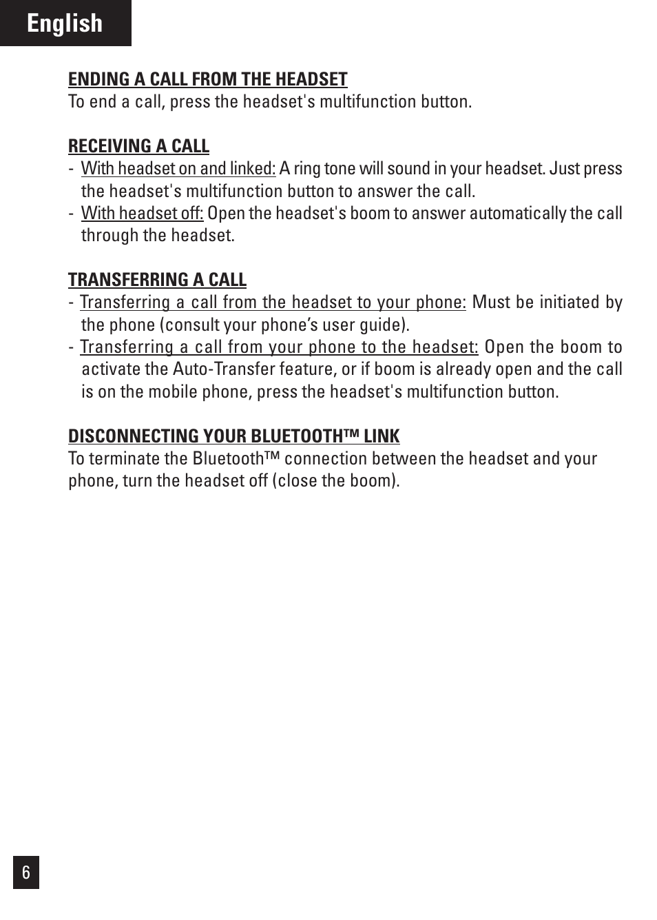 English | Motorola Bluetooth User Manual | Page 9 / 84