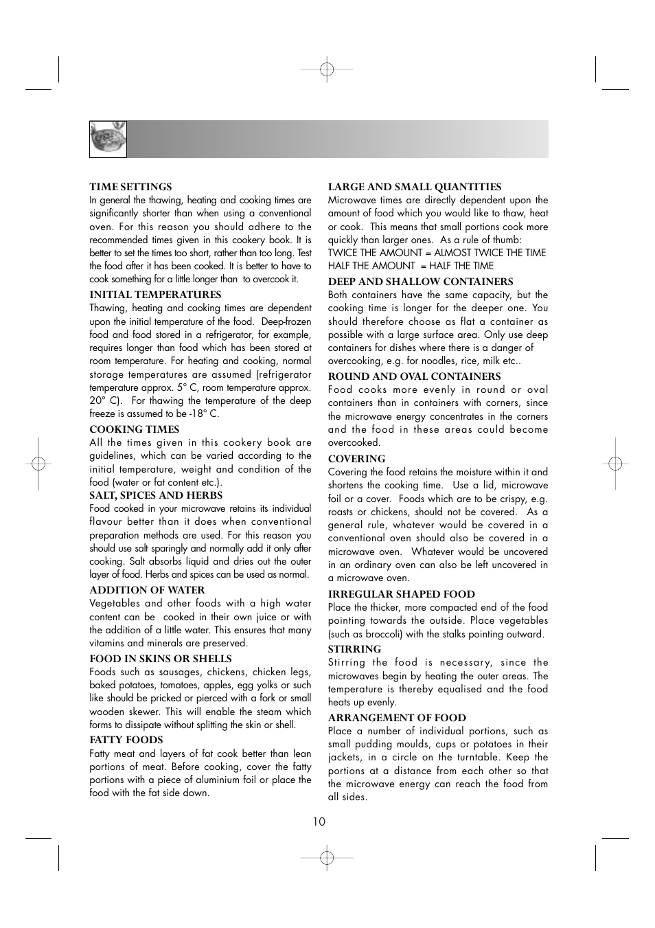 Tips and advice | Sharp ENGLISH R-605 User Manual | Page 12 / 30
