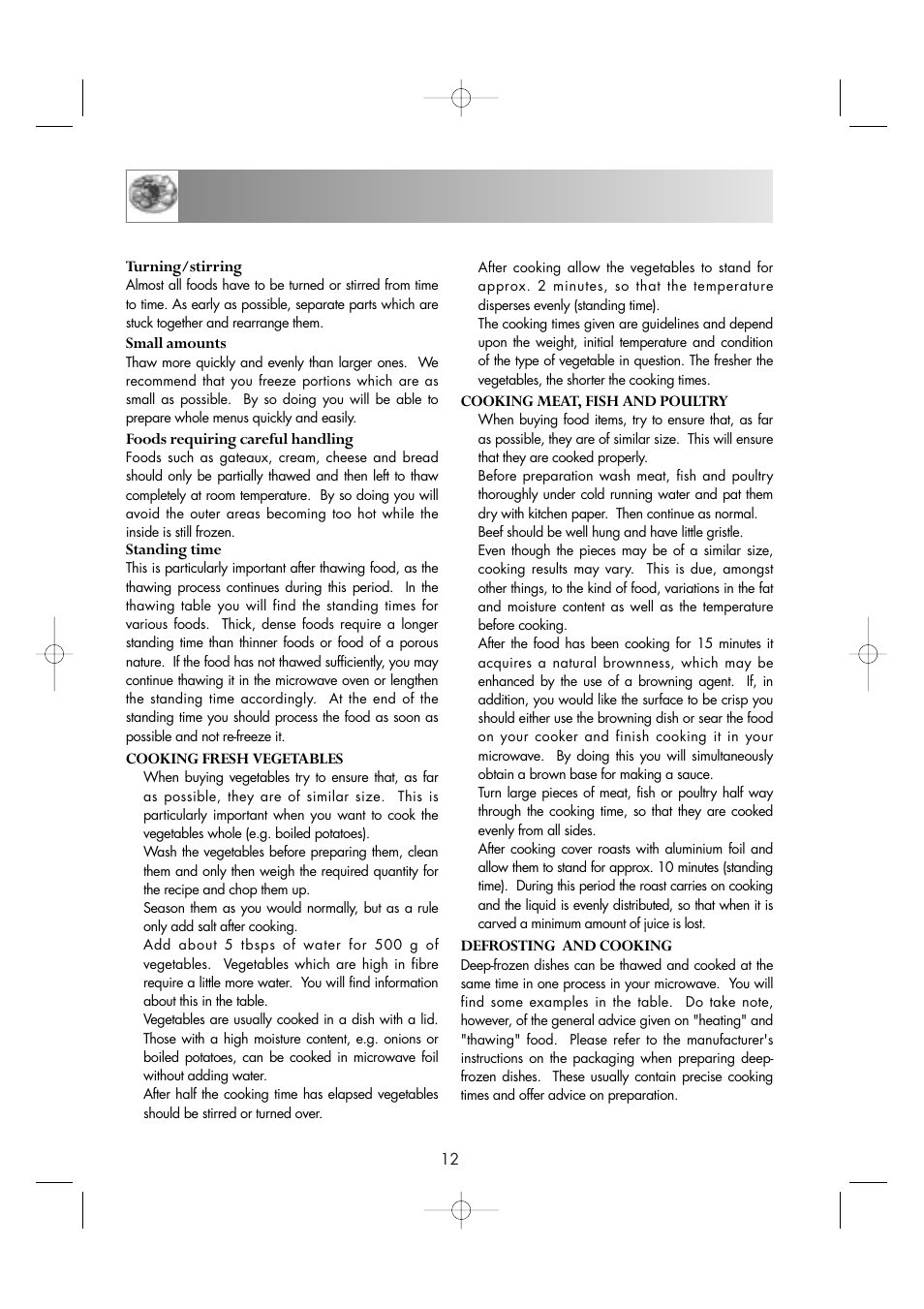 Tips and advice | Sharp ENGLISH R-605 User Manual | Page 14 / 30