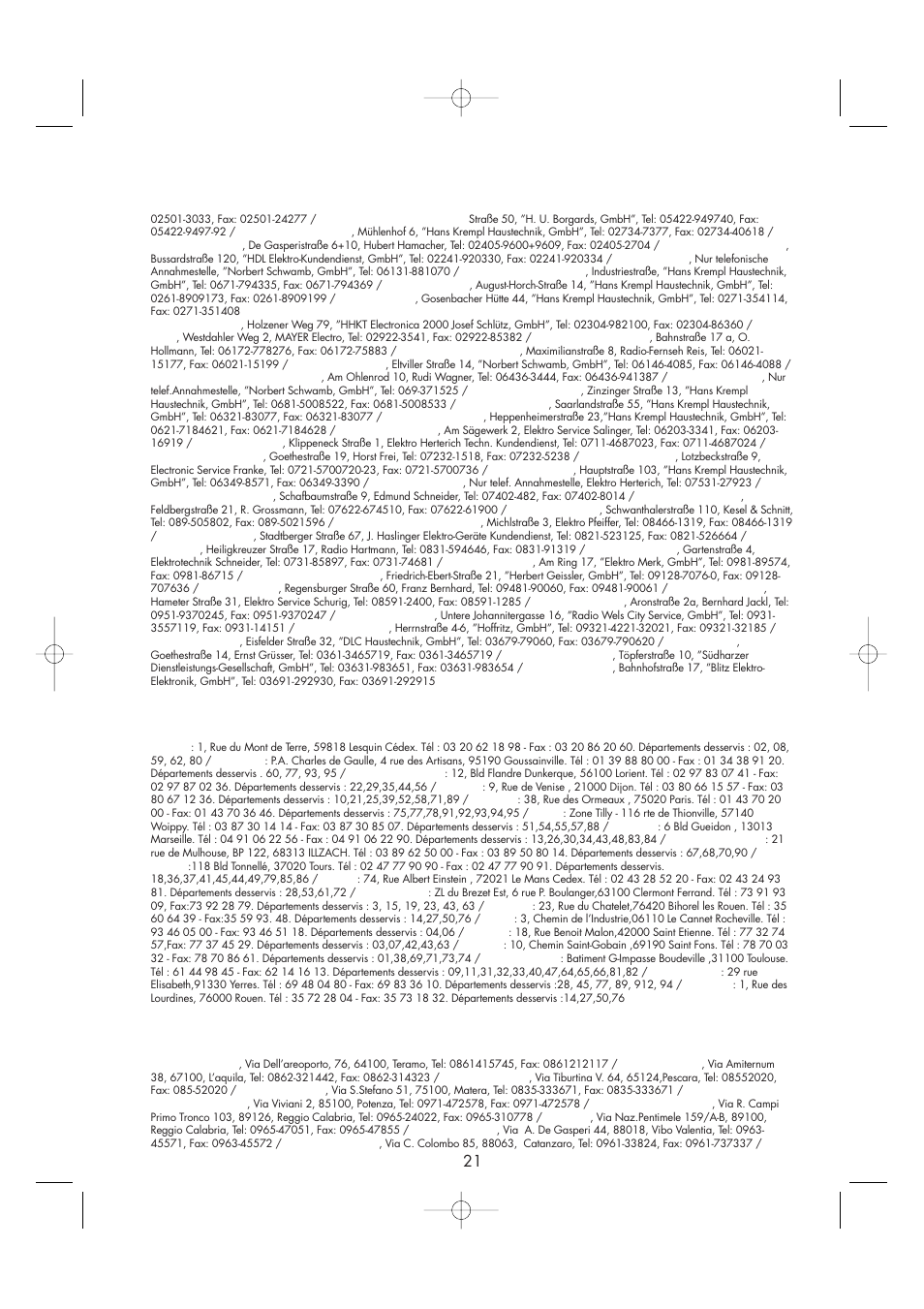 Sharp ENGLISH R-605 User Manual | Page 23 / 30