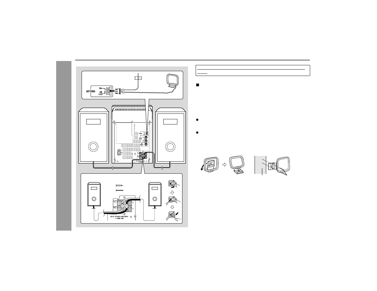 System connections | Sharp XL-E80 User Manual | Page 10 / 32