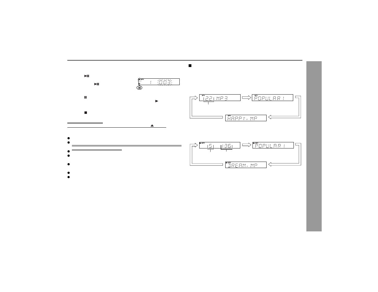 Cd or mp3 disc pla ybac k | Sharp XL-E80 User Manual | Page 15 / 32