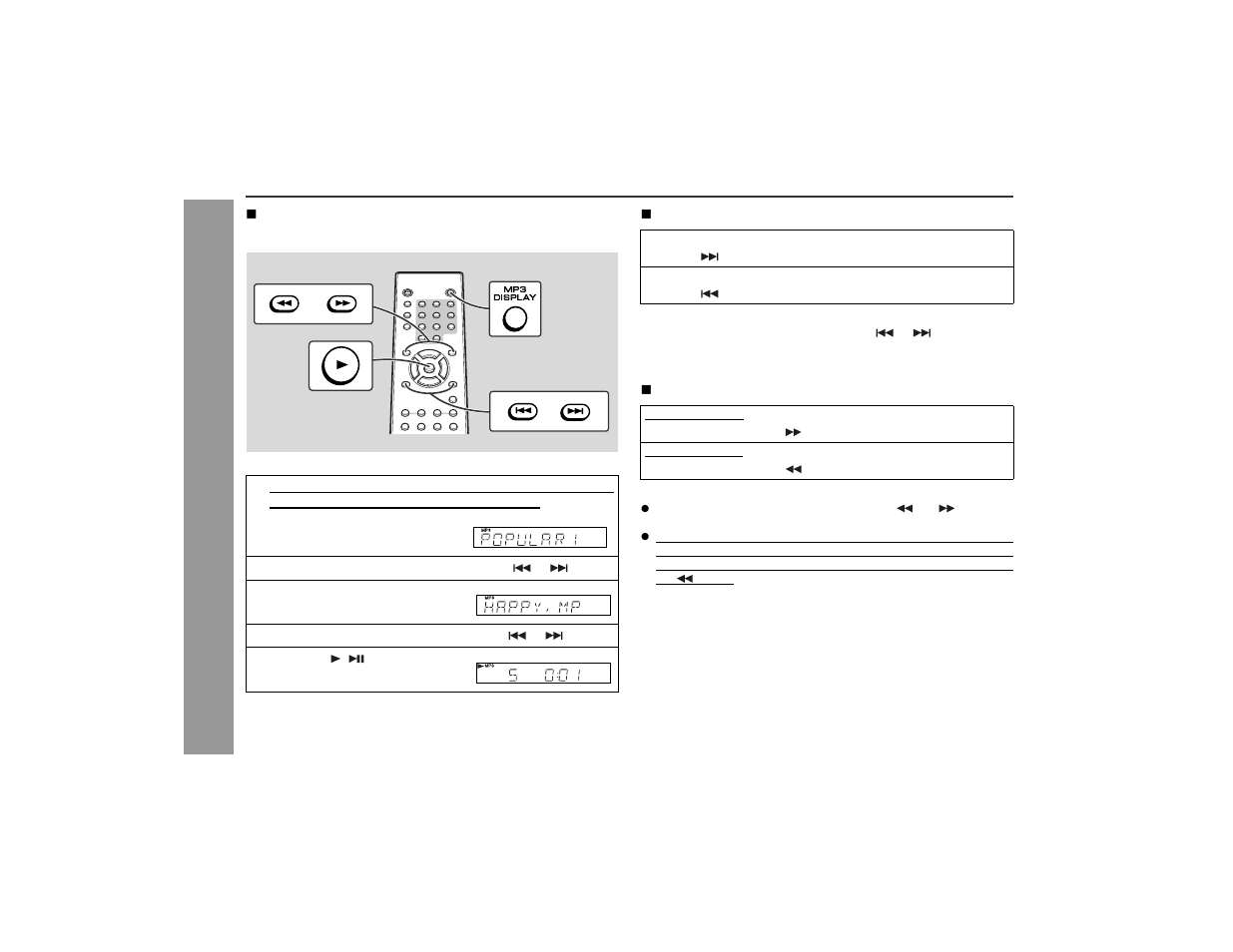 Advanced cd or mp3 disc playback, Cd or mp3 disc pla ybac k | Sharp XL-E80 User Manual | Page 16 / 32