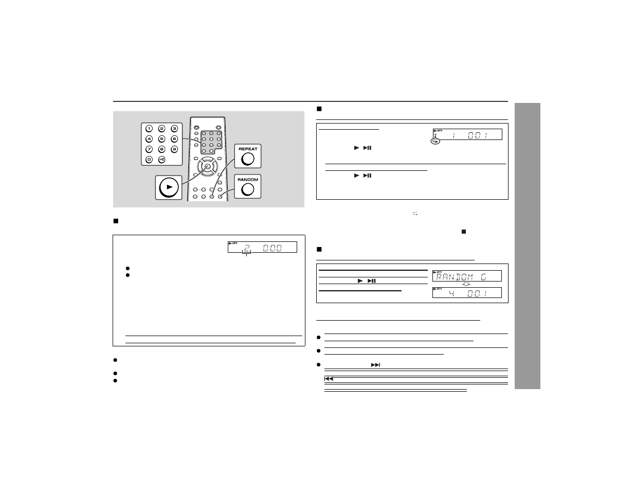 Cd or mp3 disc pla ybac k | Sharp XL-E80 User Manual | Page 17 / 32