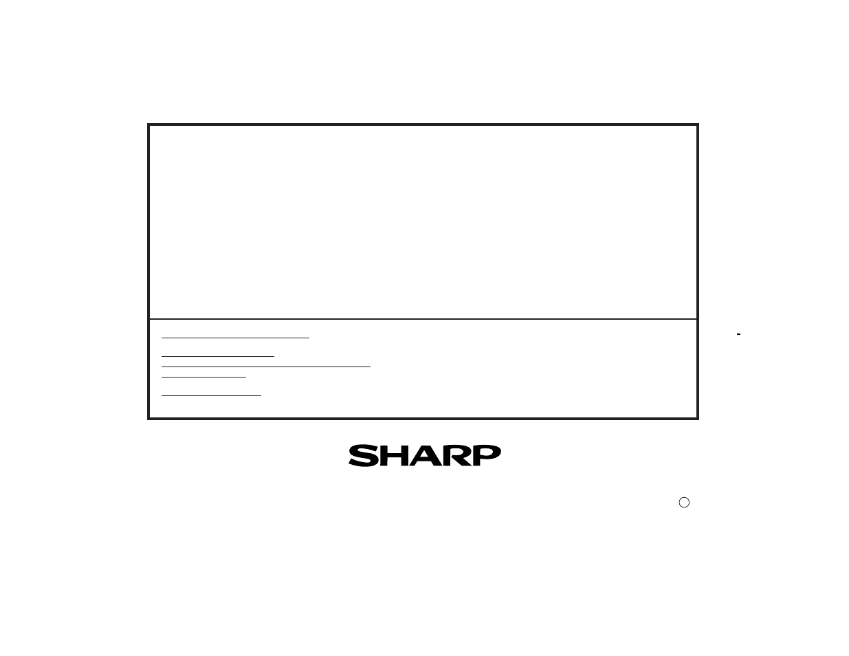 Consumer limited warranty | Sharp XL-E80 User Manual | Page 32 / 32