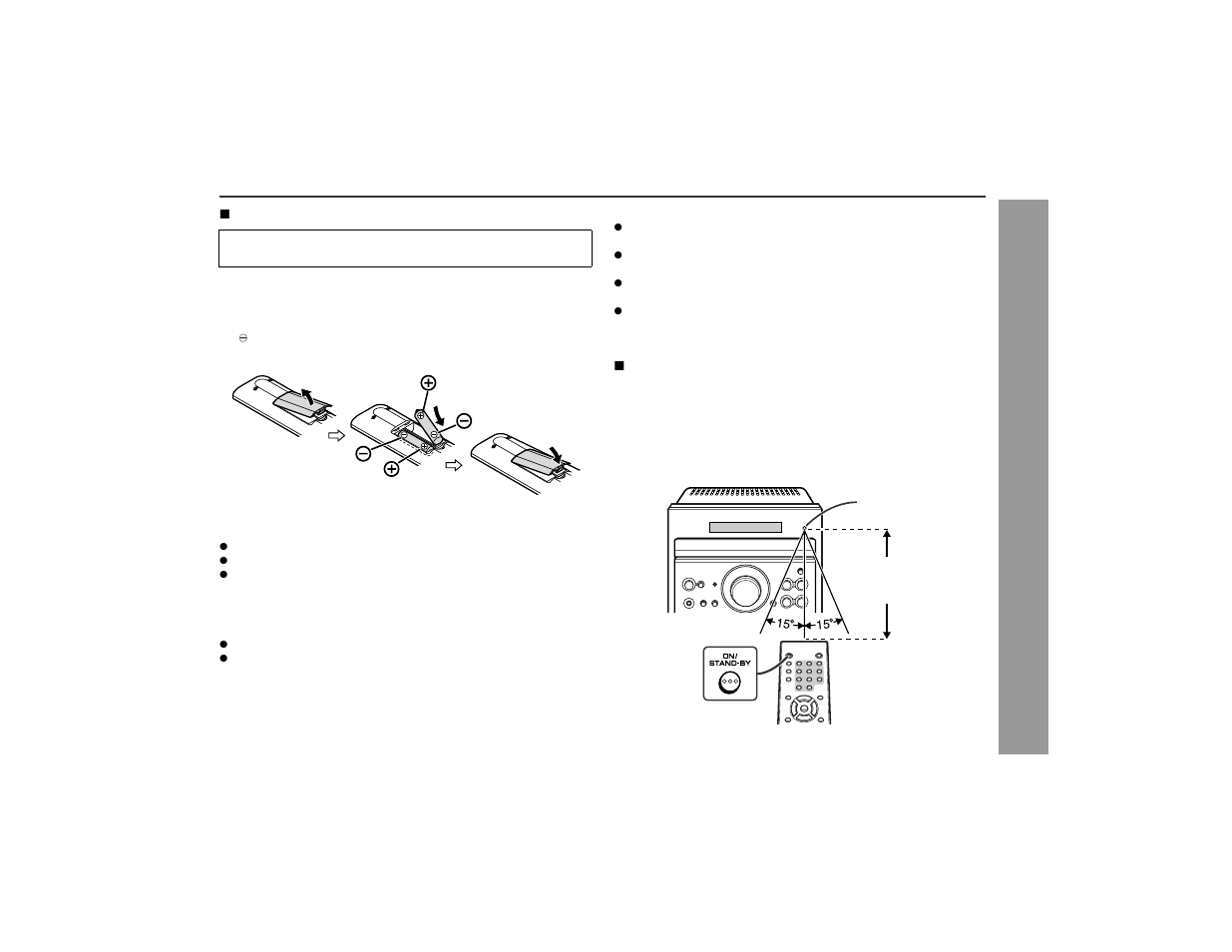 Remote control | Sharp XL-E80 User Manual | Page 9 / 32