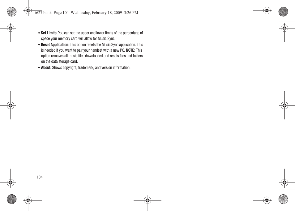 Sharp SGH-I627 User Manual | Page 108 / 156