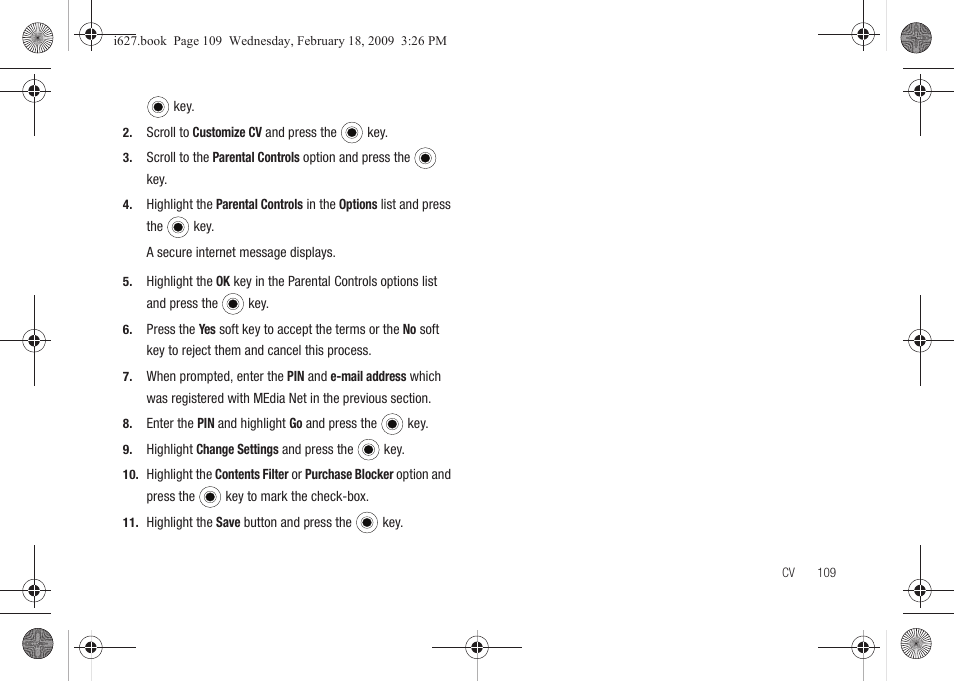 Sharp SGH-I627 User Manual | Page 113 / 156