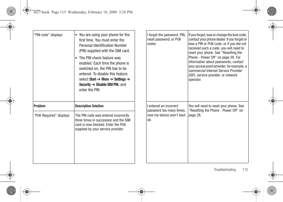 Sharp SGH-I627 User Manual | Page 119 / 156