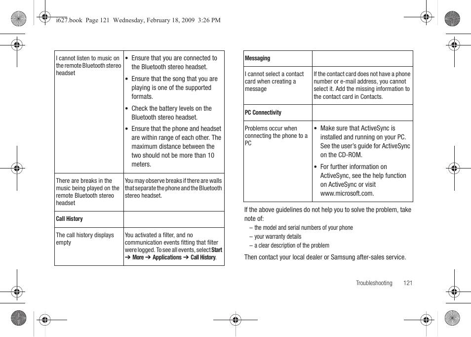 Sharp SGH-I627 User Manual | Page 125 / 156