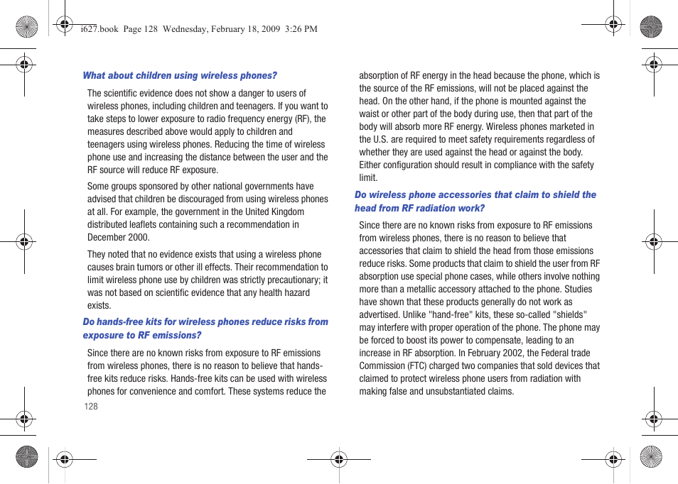 Sharp SGH-I627 User Manual | Page 132 / 156