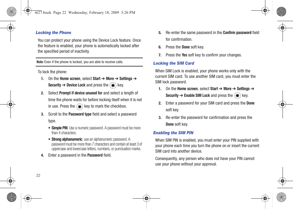 Sharp SGH-I627 User Manual | Page 26 / 156