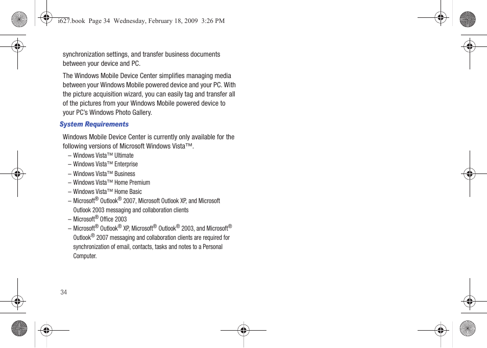 Sharp SGH-I627 User Manual | Page 38 / 156