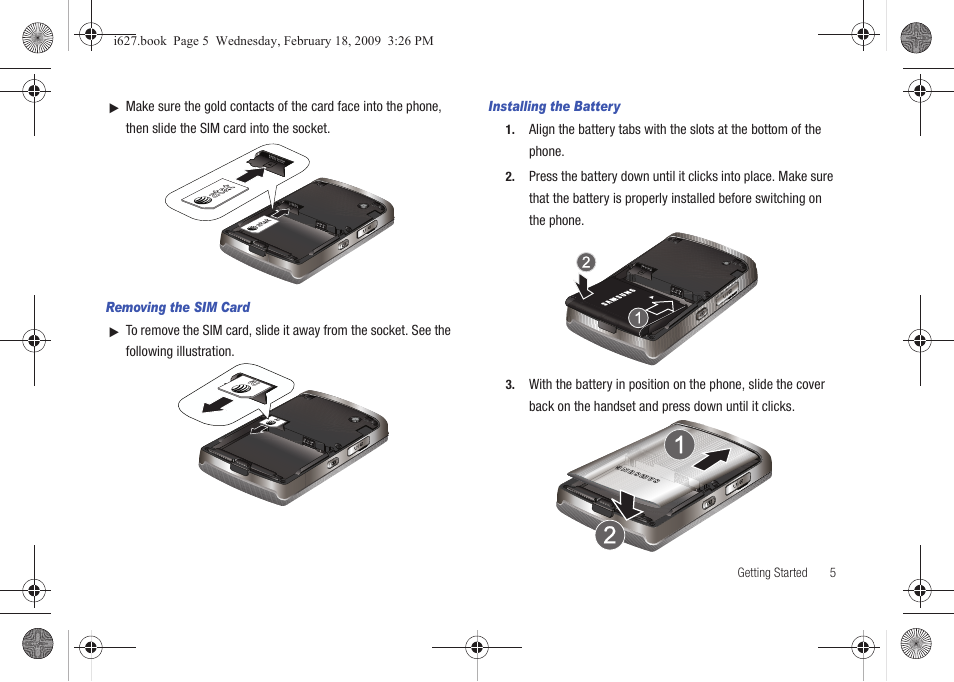 Sharp SGH-I627 User Manual | Page 9 / 156