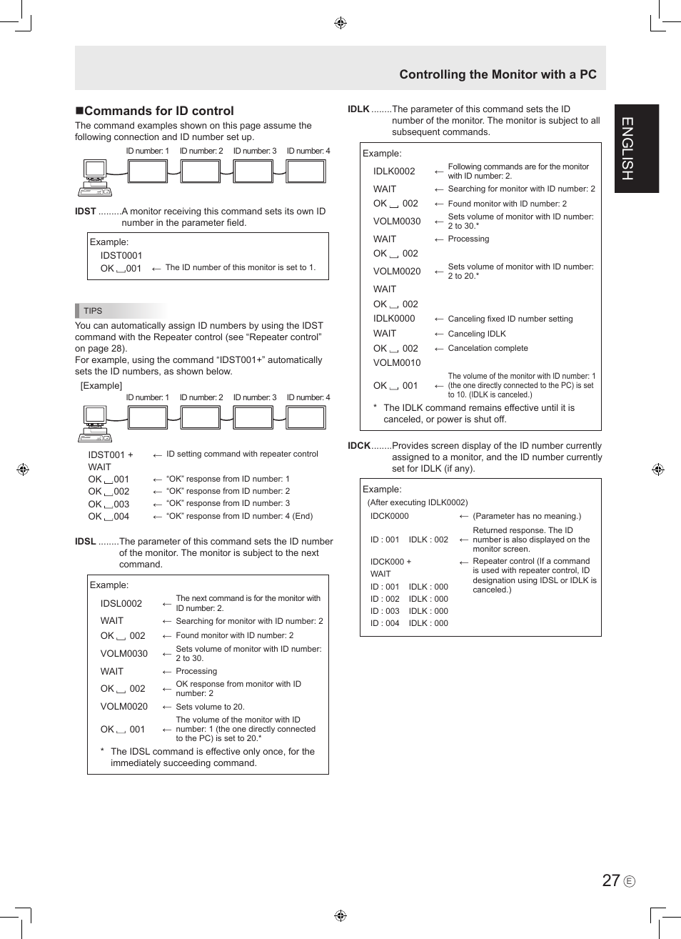 English | Sharp PN-465E User Manual | Page 29 / 38