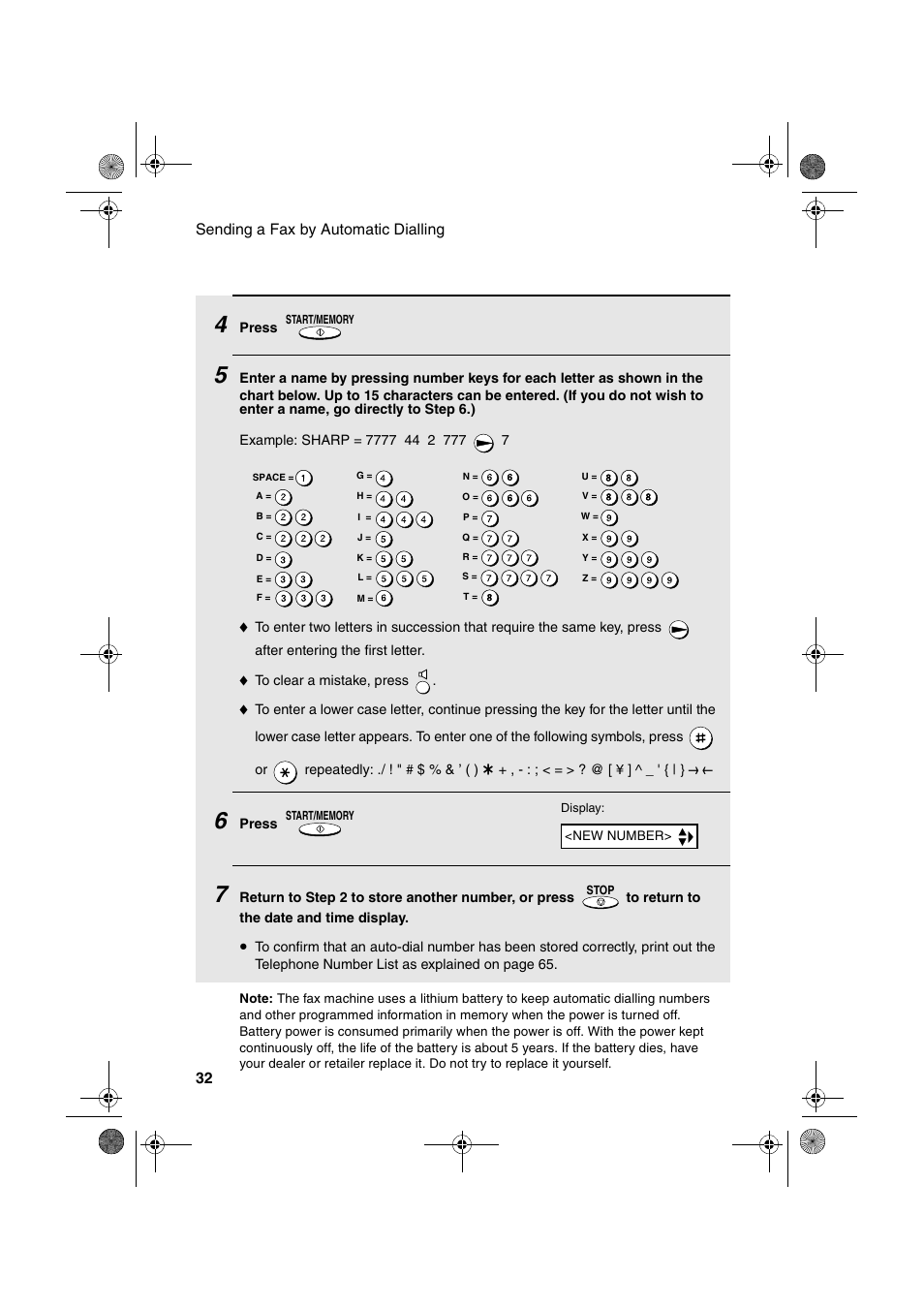 Sharp UX-P410 User Manual | Page 34 / 87