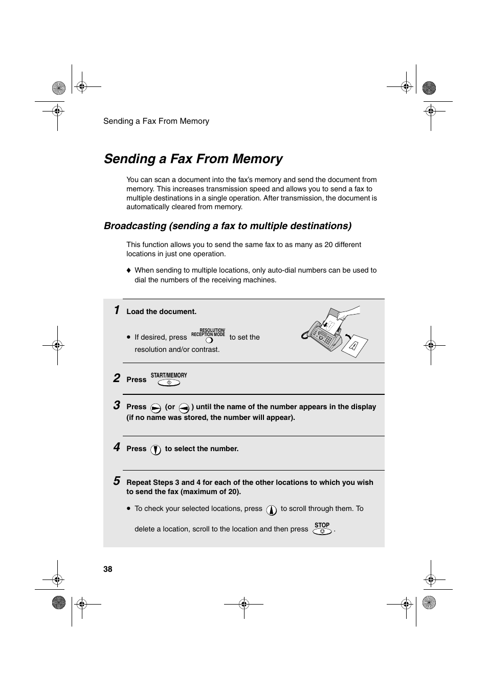 Sharp UX-P410 User Manual | Page 40 / 87