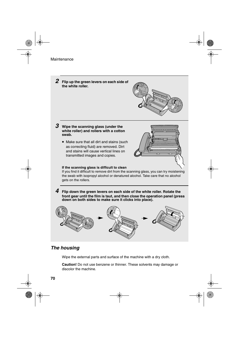 Sharp UX-P410 User Manual | Page 72 / 87