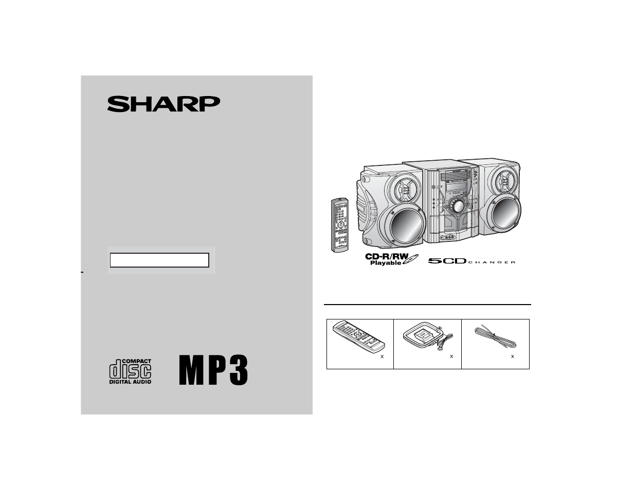 Sharp CD-MPS66 User Manual | 42 pages