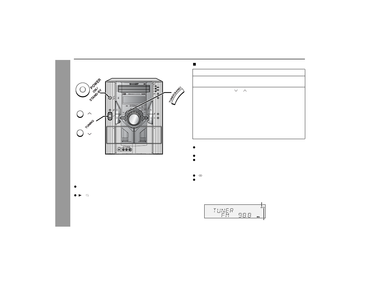 Listening to the radio, Radio | Sharp CD-MPS66 User Manual | Page 26 / 42