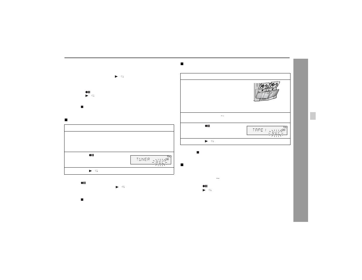 Ta pe re cor din g | Sharp CD-MPS66 User Manual | Page 31 / 42