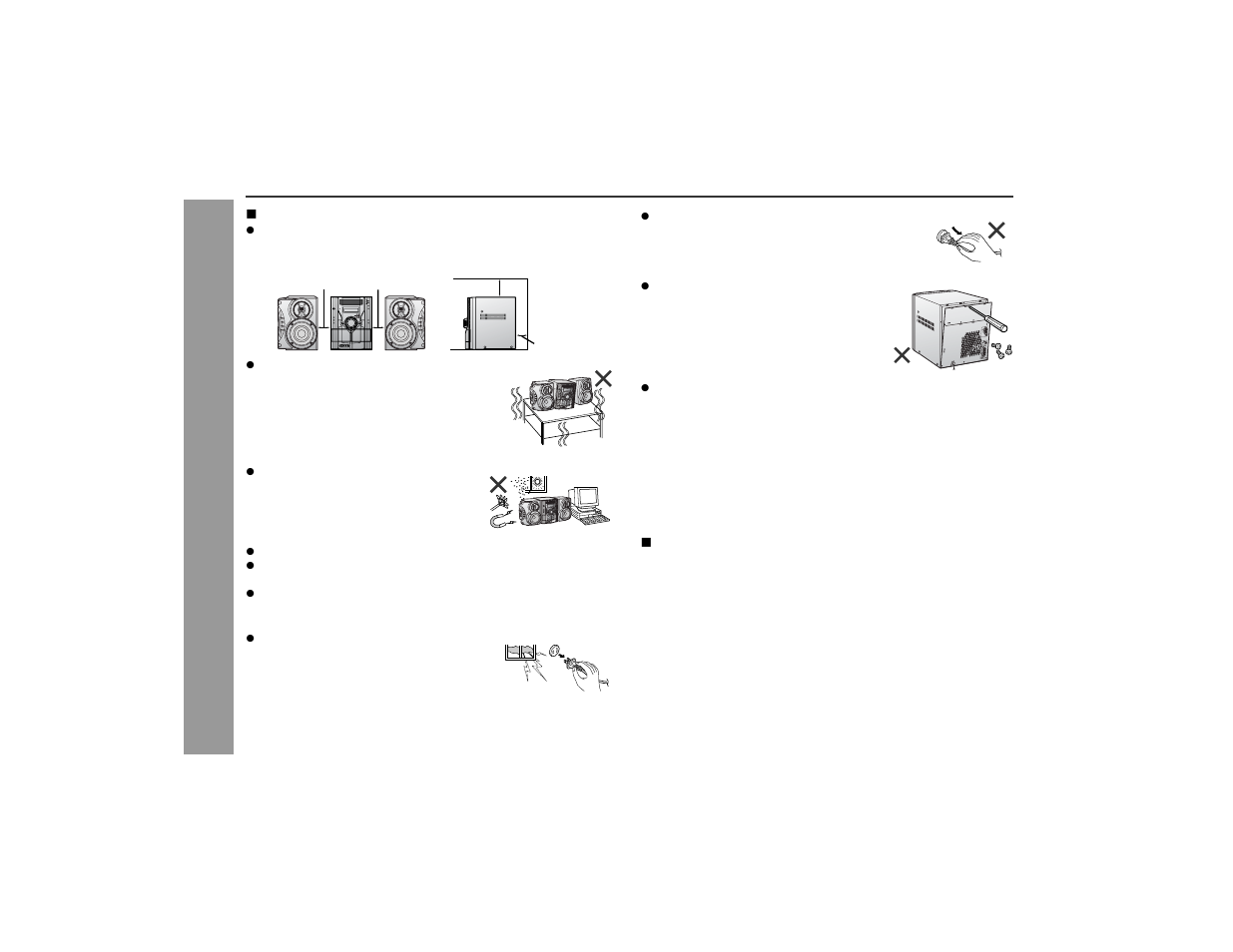 Precautions, Ge neral inf orm ation | Sharp CD-MPS66 User Manual | Page 6 / 42