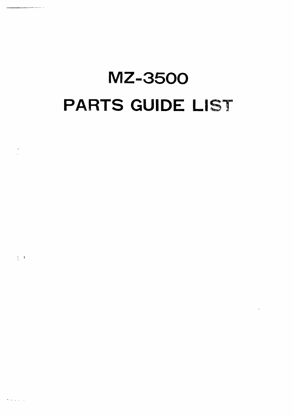 Sharp MZ-3500 User Manual | Page 102 / 116