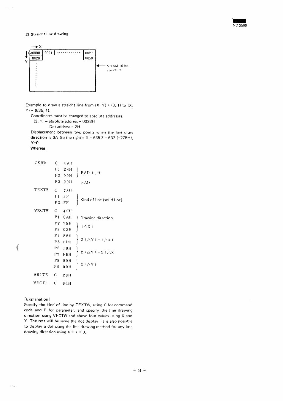 Vectw c 4 ch pi | Sharp MZ-3500 User Manual | Page 46 / 116