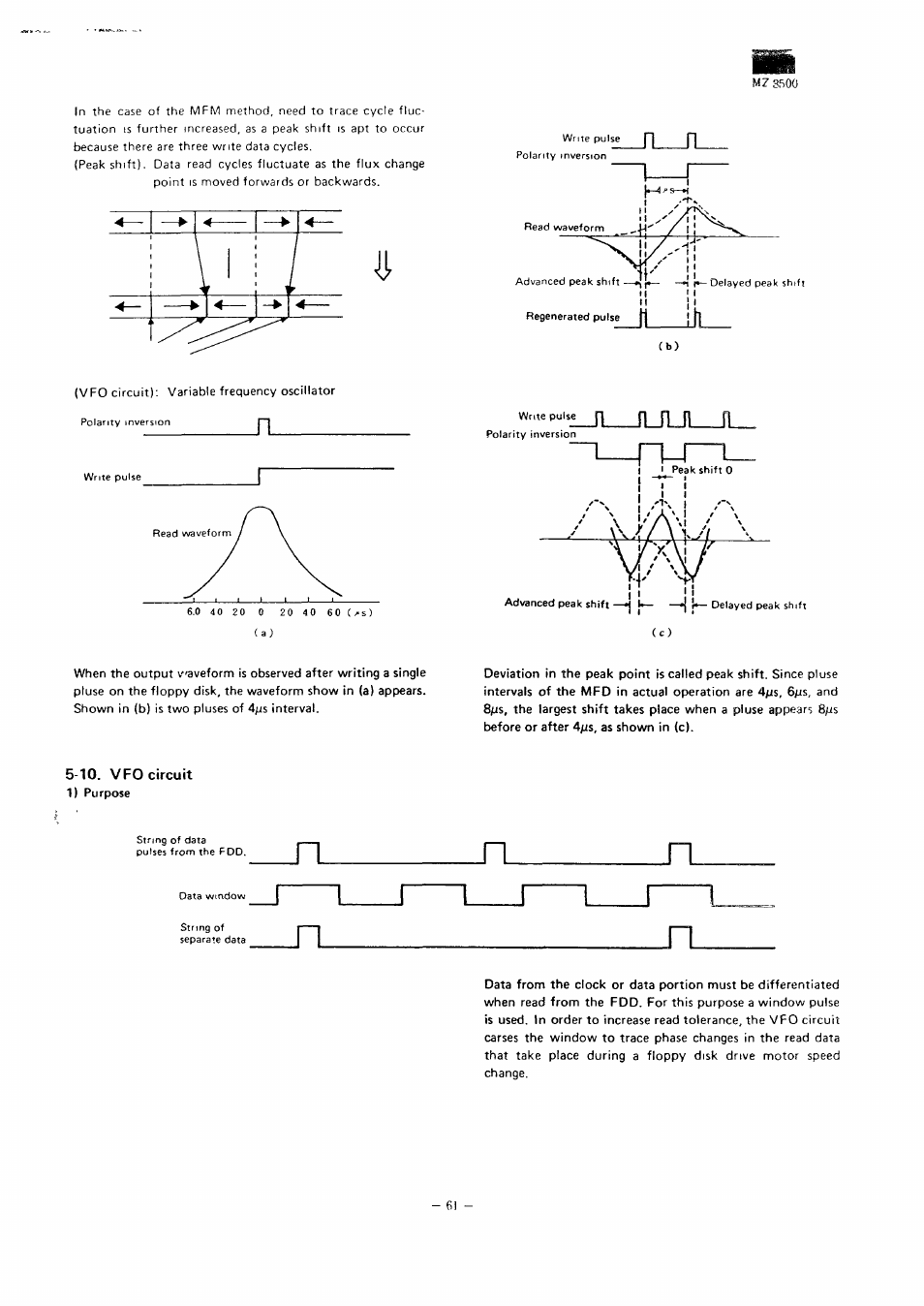 10. vfo circuit, 1_____t | Sharp MZ-3500 User Manual | Page 56 / 116