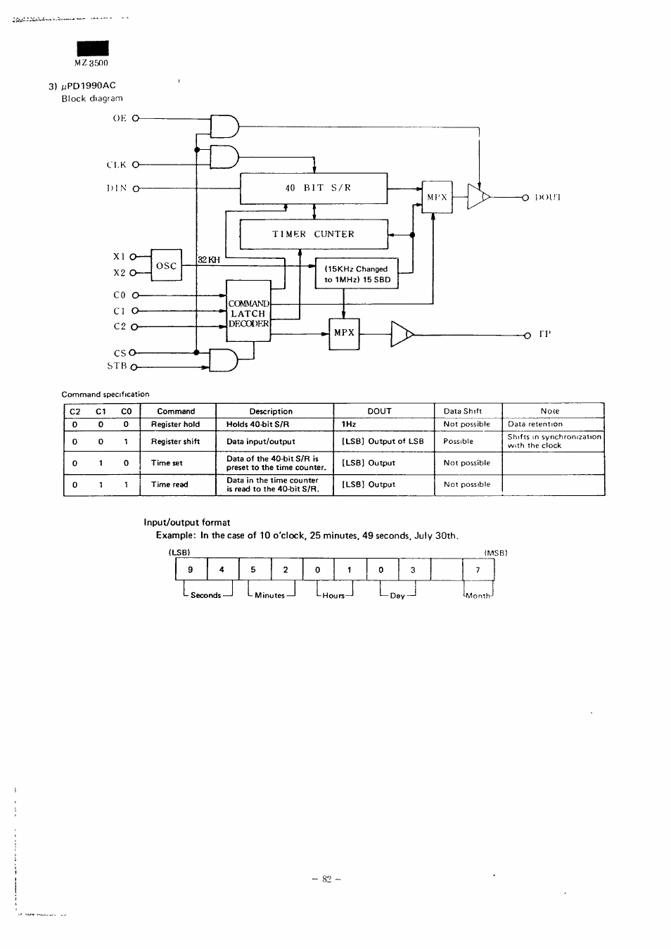 Mz3500 | Sharp MZ-3500 User Manual | Page 75 / 116