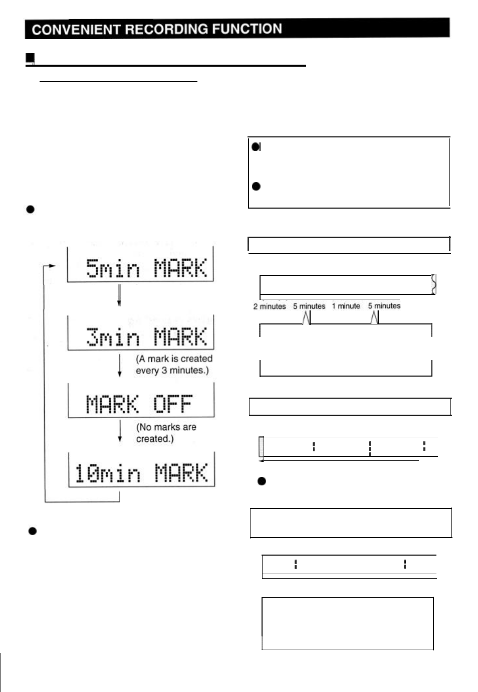 About the timed auto mark | Sharp MD-MT821 User Manual | Page 16 / 44