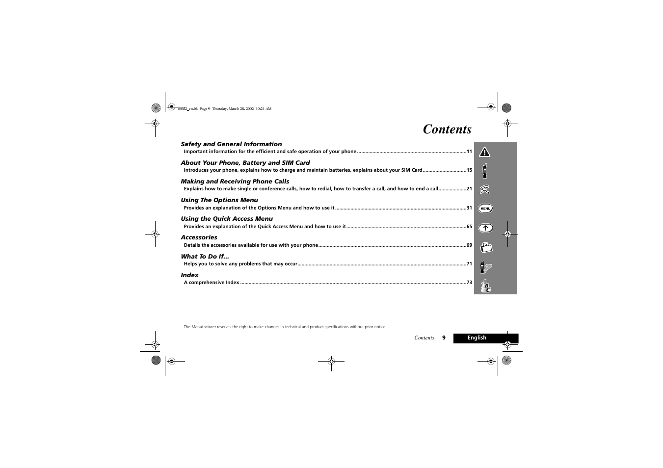 Motorola Series M User Manual | Page 11 / 80