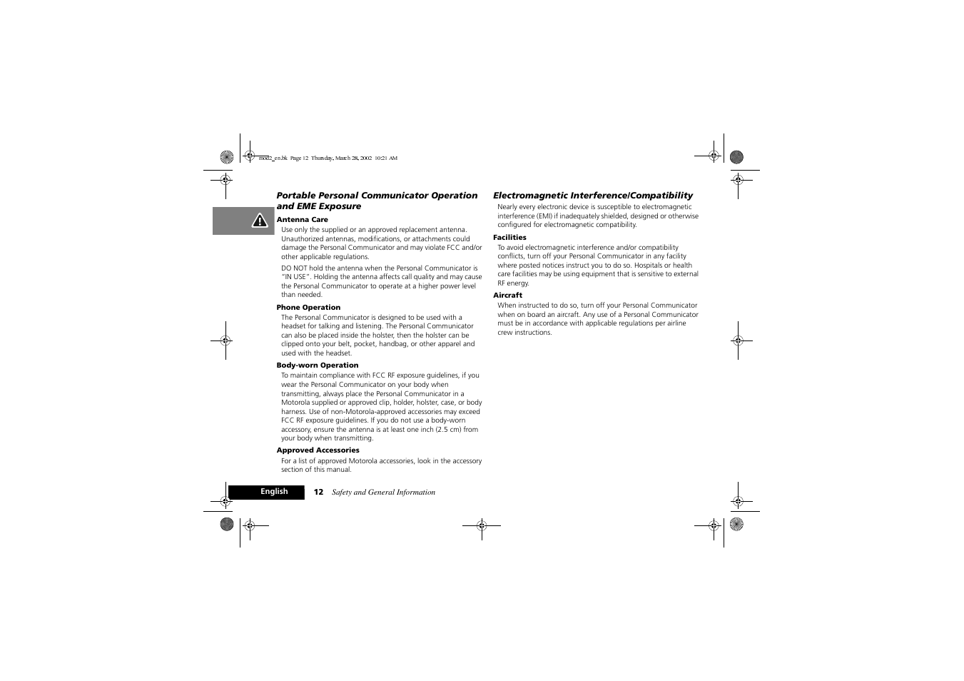 Motorola Series M User Manual | Page 14 / 80