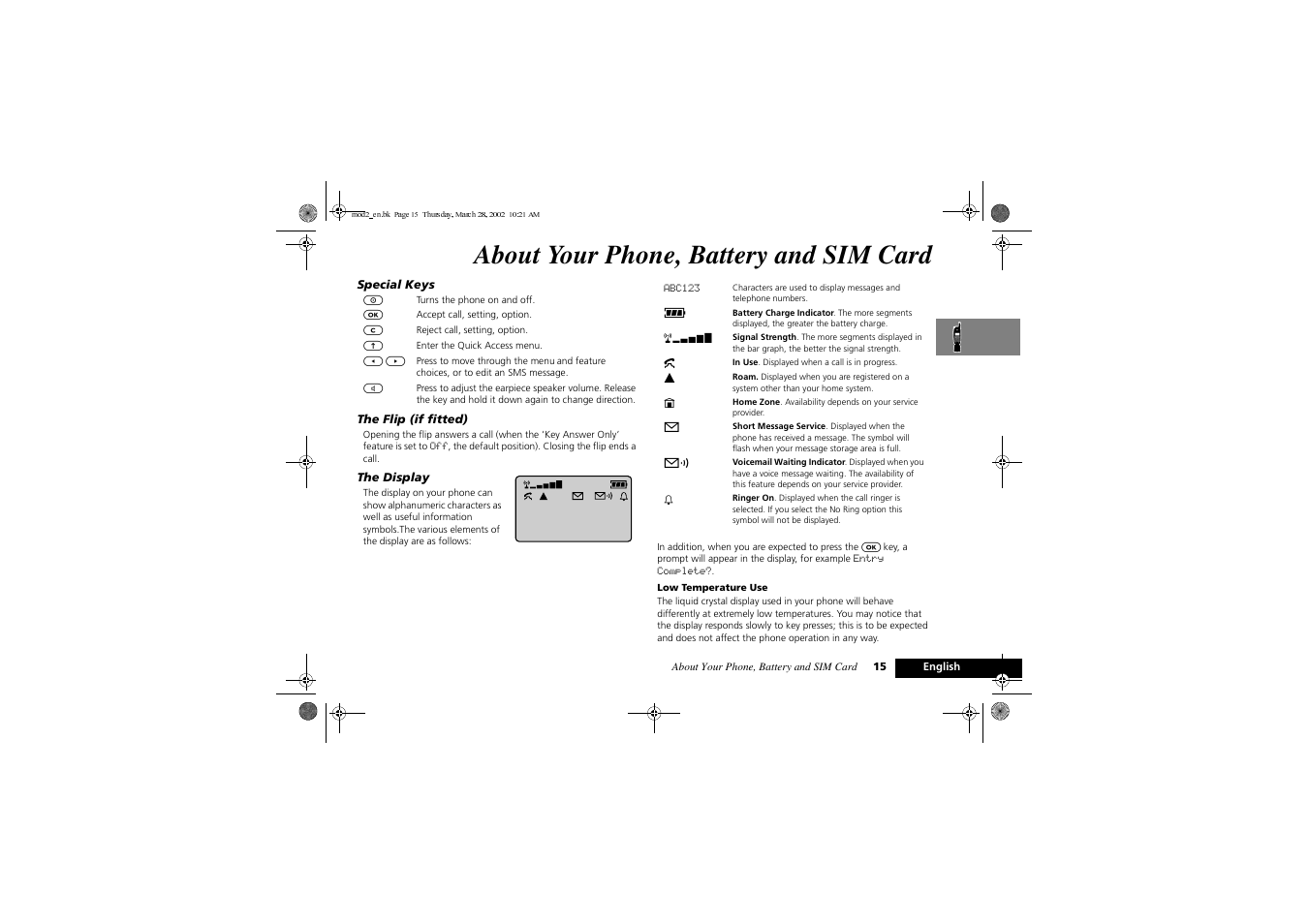 About your phone, battery and sim card | Motorola Series M User Manual | Page 17 / 80
