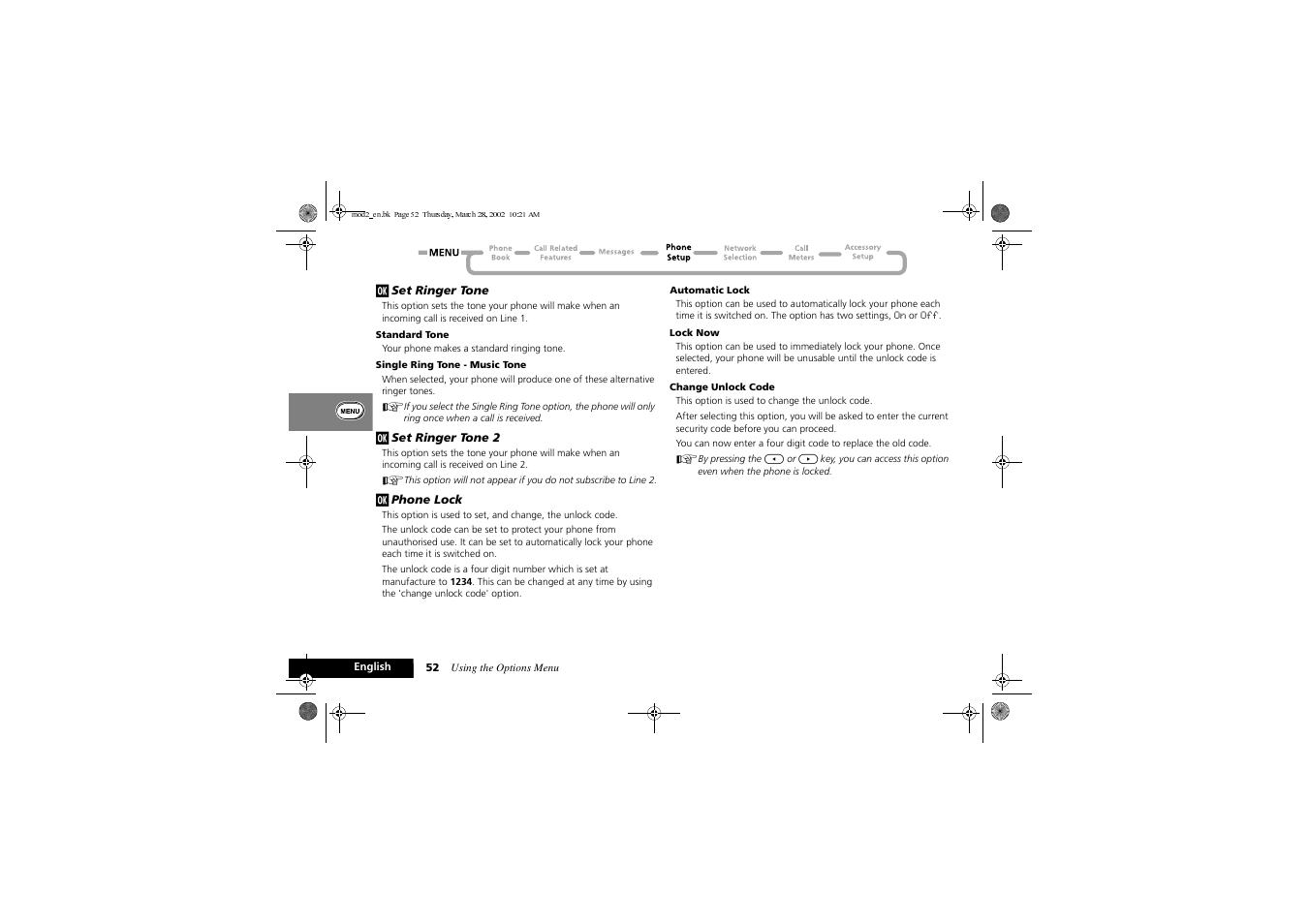 Motorola Series M User Manual | Page 54 / 80