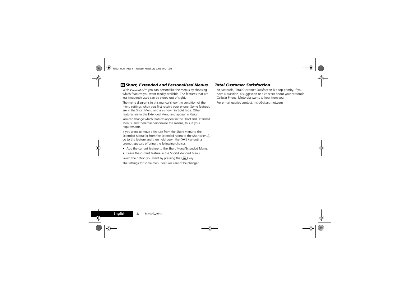 Motorola Series M User Manual | Page 6 / 80