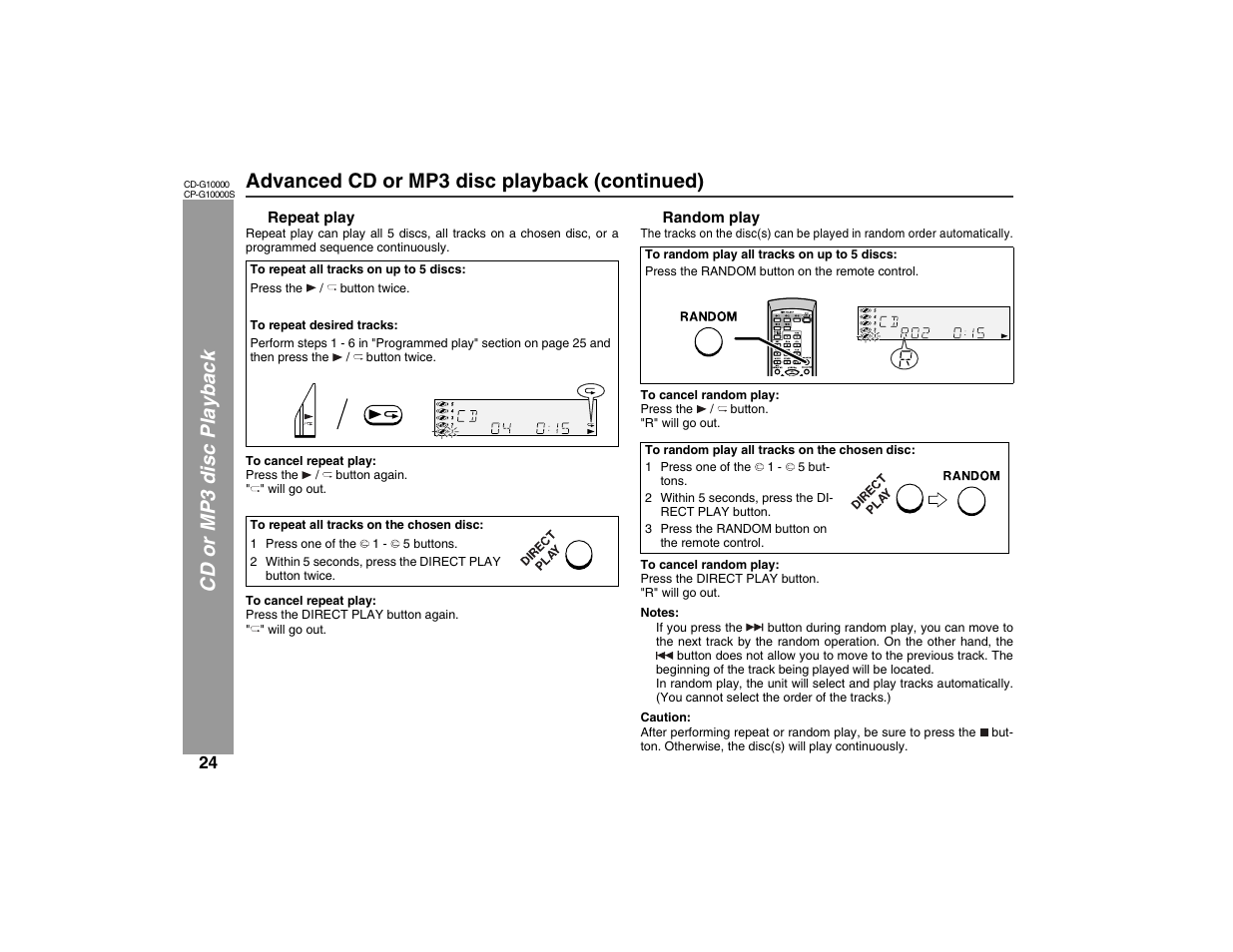 Sharp CP-G10000S User Manual | Page 24 / 47