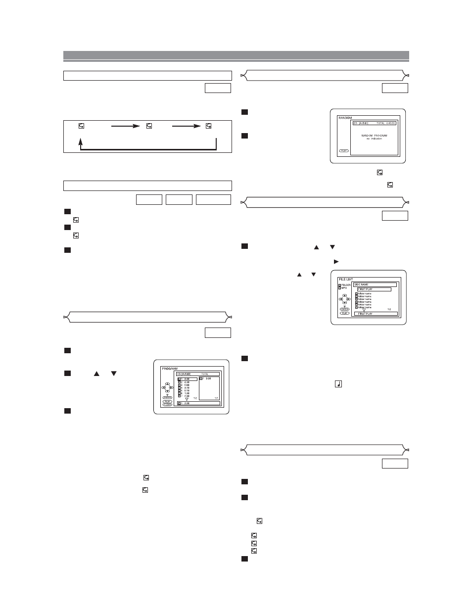 Dvd-rw cd dvd | Sharp DV-SL20U User Manual | Page 12 / 20