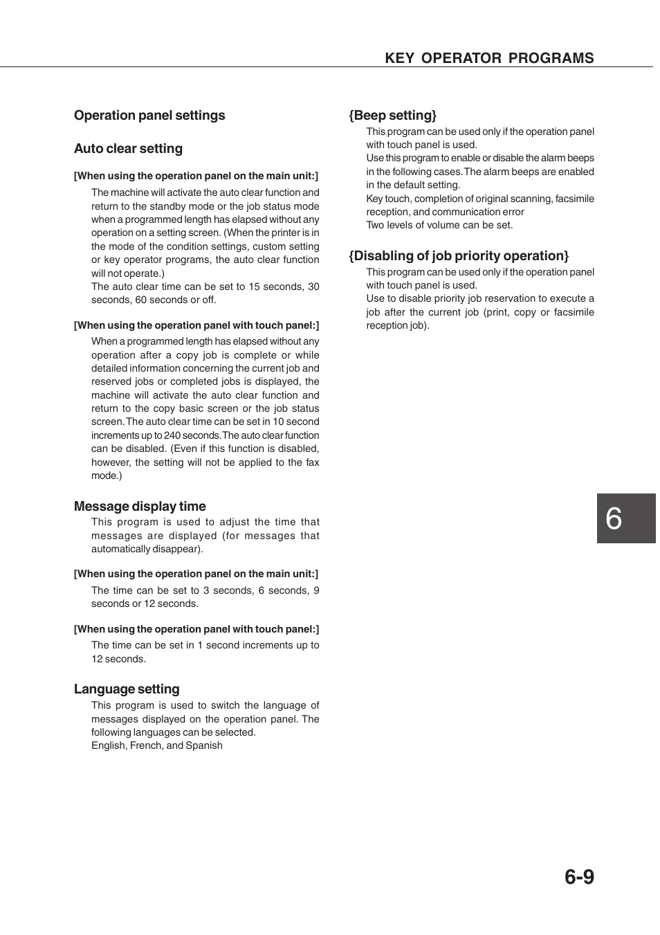 Sharp AR-350 User Manual | Page 105 / 118