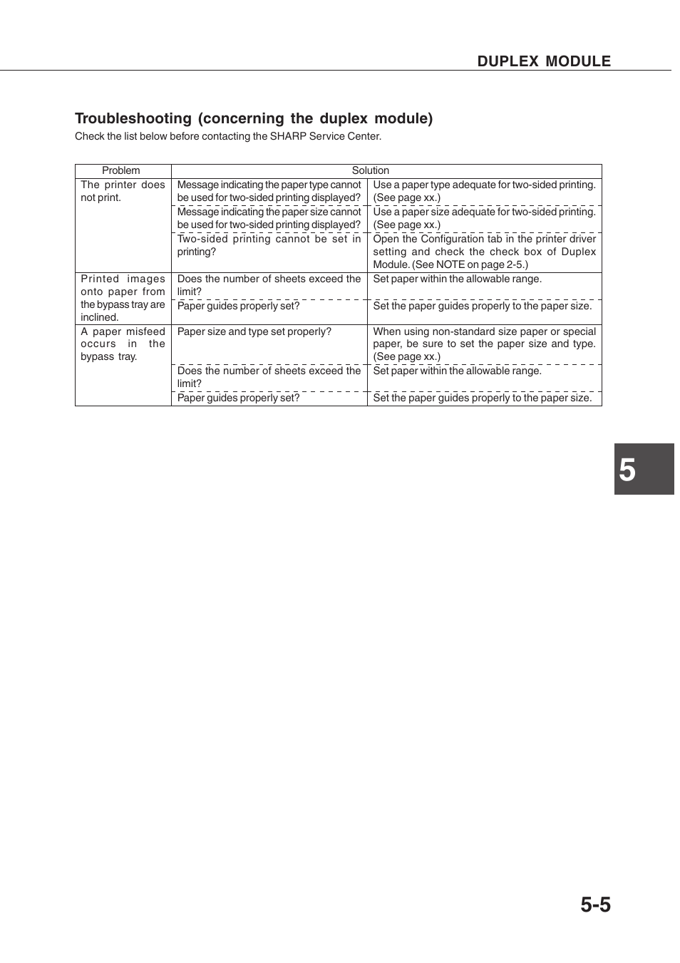 Sharp AR-350 User Manual | Page 73 / 118
