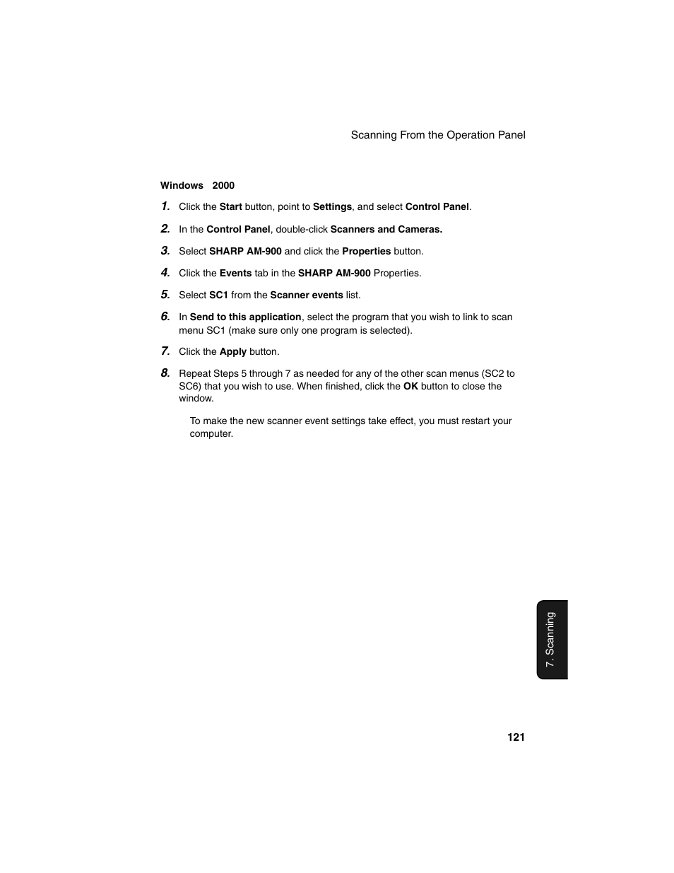 Sharp AM-900 User Manual | Page 123 / 161