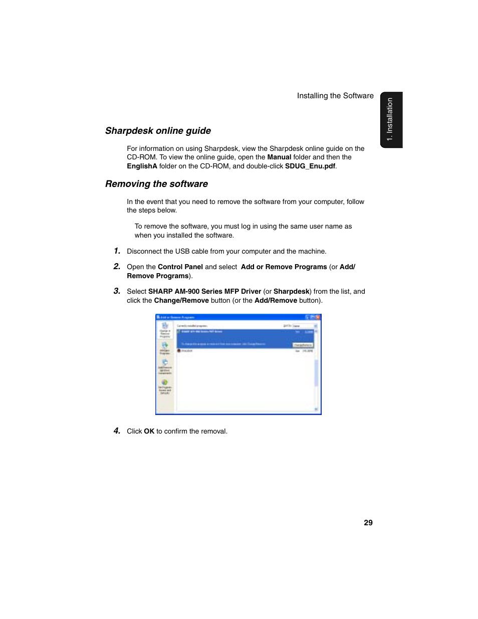 Sharp AM-900 User Manual | Page 31 / 161