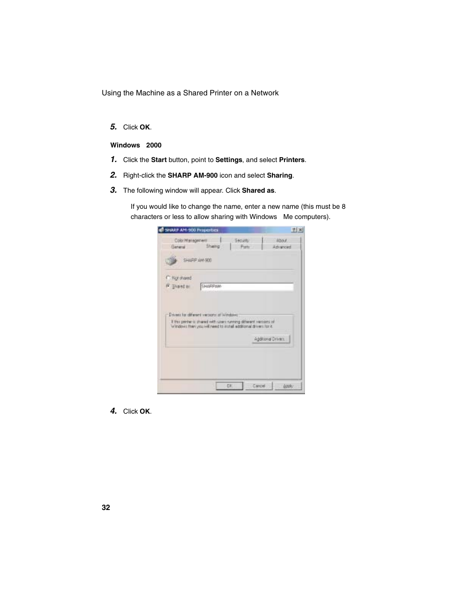 Sharp AM-900 User Manual | Page 34 / 161
