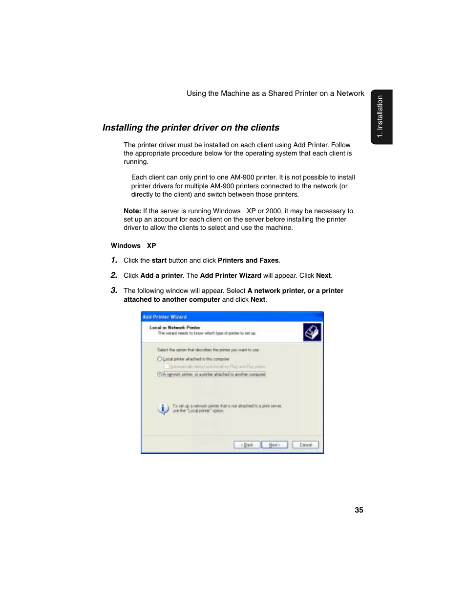 Sharp AM-900 User Manual | Page 37 / 161